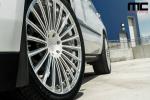 Cadillac Escalade White by MC Customs on Avant Garde Wheels 2018 года